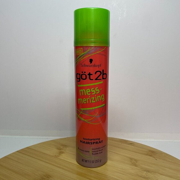Schwarzkopf Got2B Mess-merizing Texturizing Hairspray Flexible Hold 9.1 oz Can
